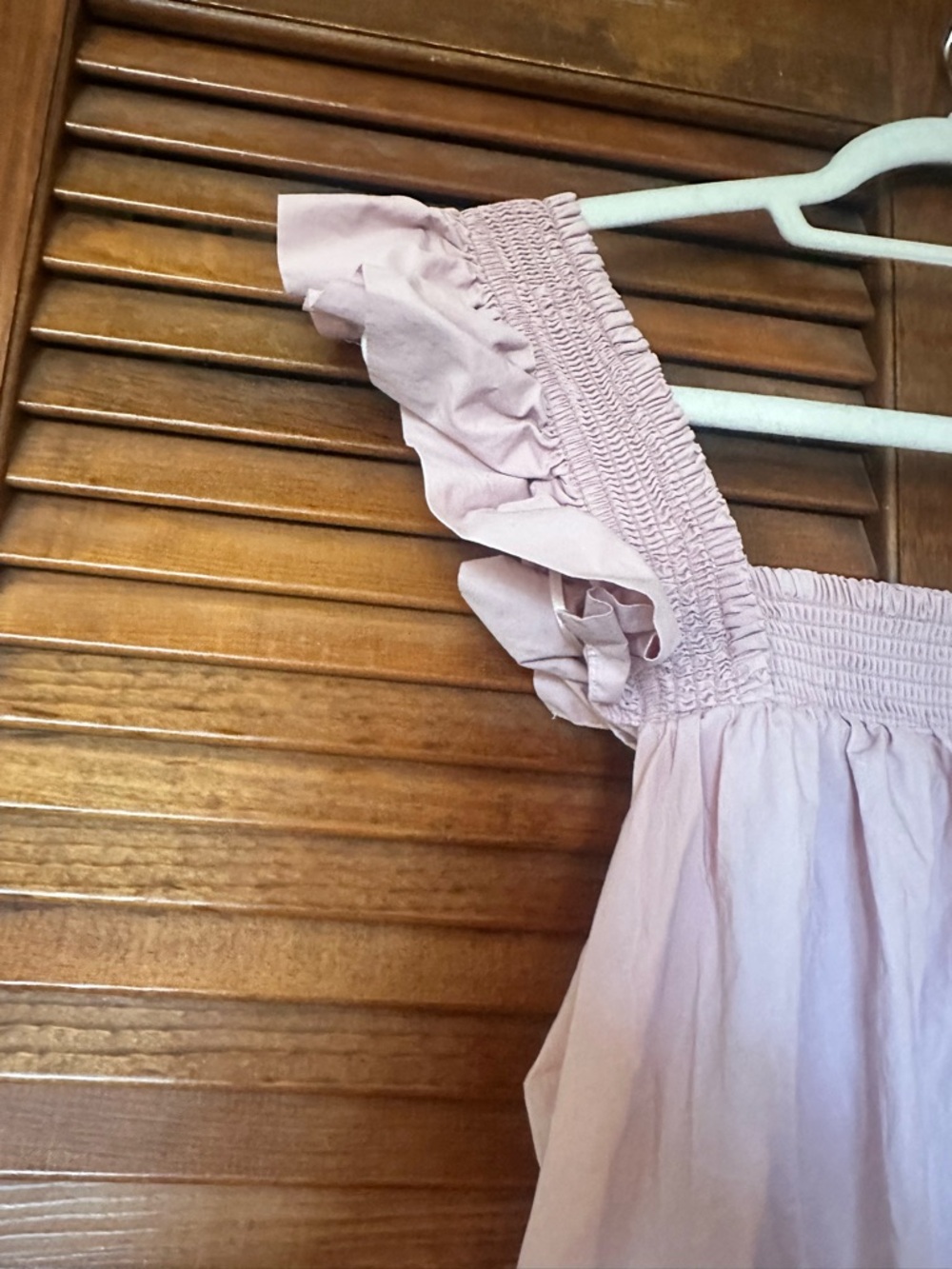 English Factory Dust Pink Ruffle Strap Tiered Maxi Dress size small - Picture 9 of 11